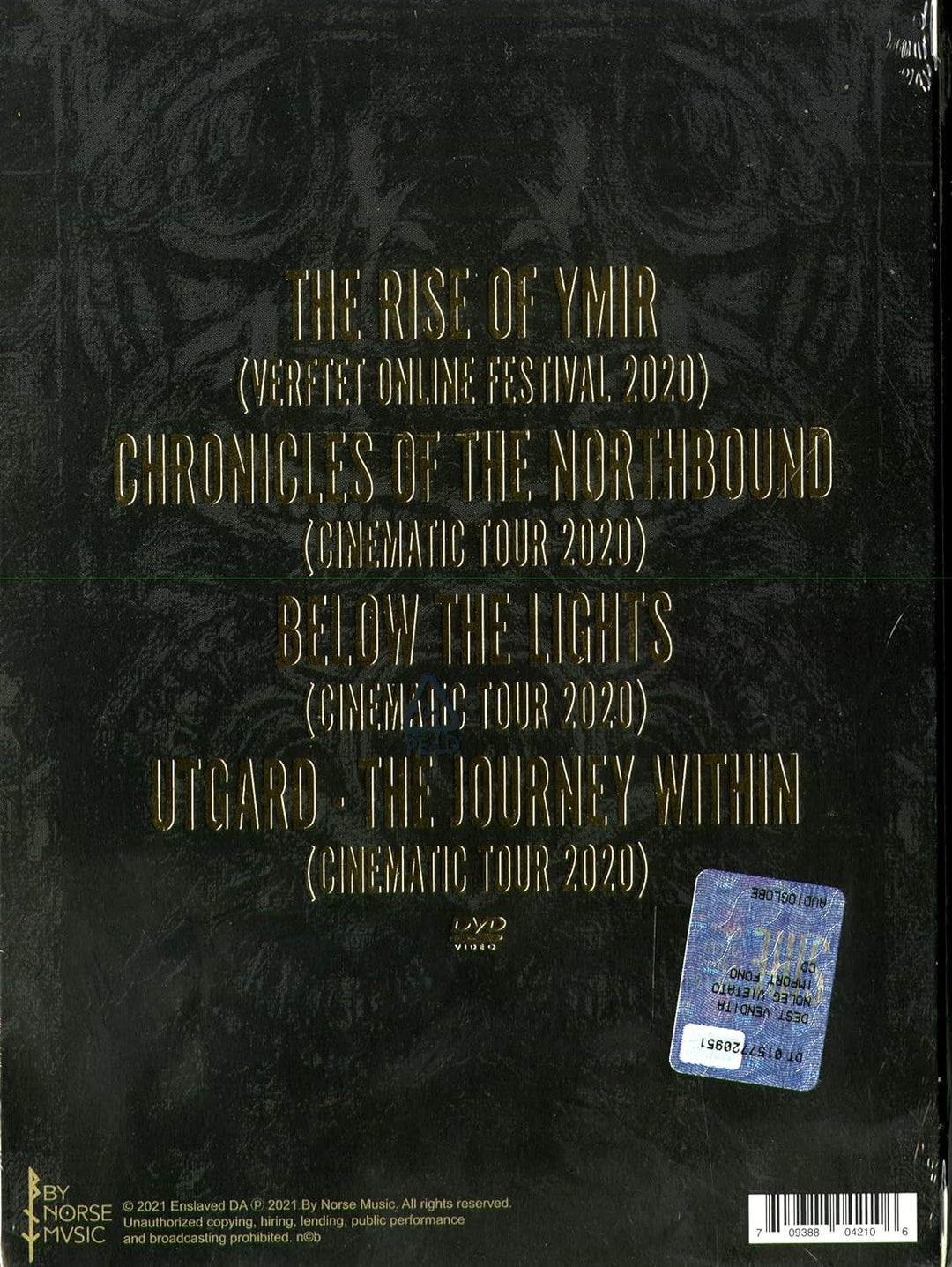 Cinematic Tour 2020, Audio-DVD
