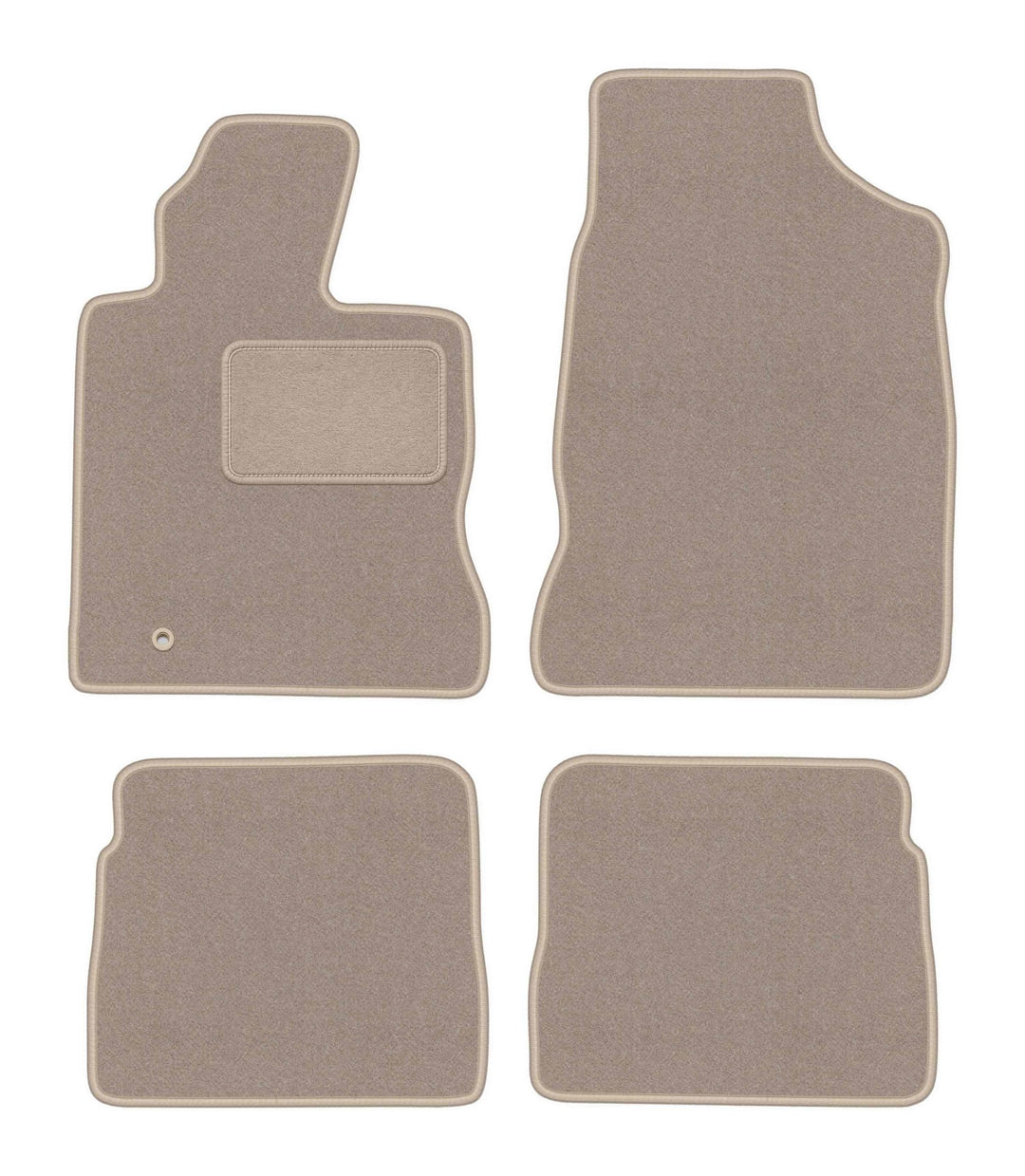 Automatte – Passend für Chrysler PT Cruiser Cabrio, Fliessheck 2000-2010 – Velours – Autozubehör - A