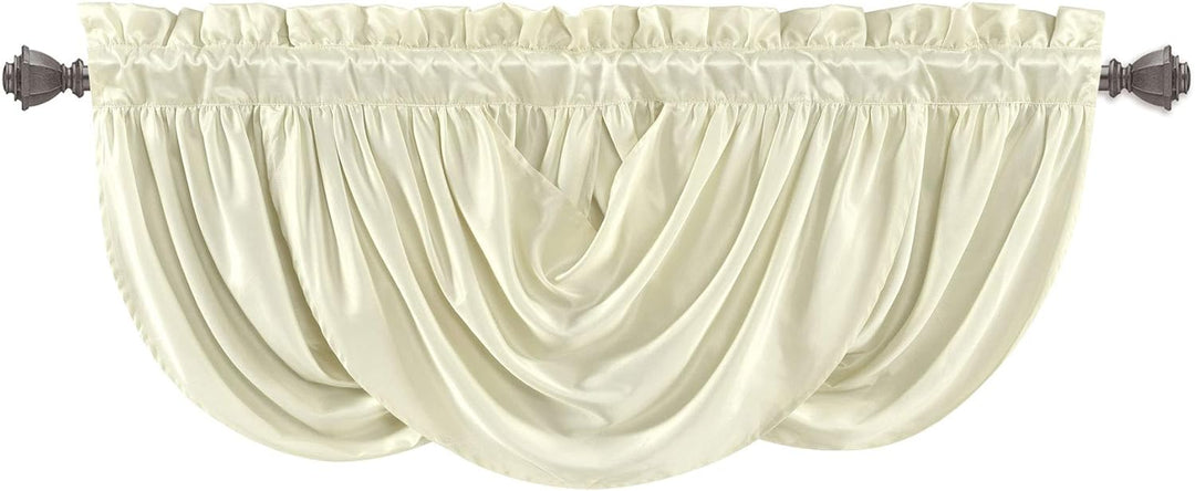 Lush Decor Lucia, Volant, Elfenbeinfarben Elfenbeinfarben Valance, Elfenbeinfarben Valance