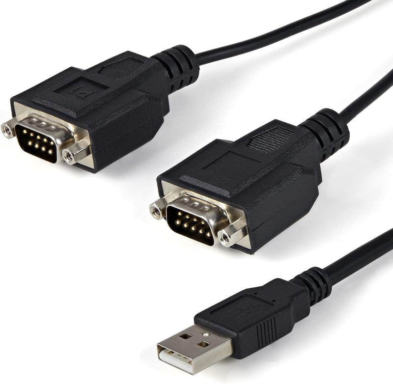 StarTech.com 2 Port FTDI USB auf Seriell RS232 Adapter - USB zu RS-232 Adapterkabel / Konverter 2 Po