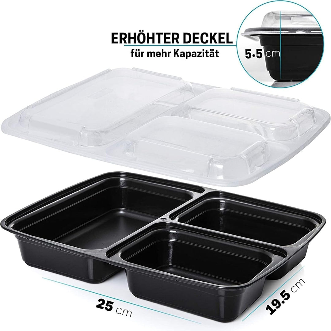 Igluu Meal Prep Boxen mit Deckel (10er-Pack) - wiederverwendbar, mikrowellen-, gefrier-, spülmaschin