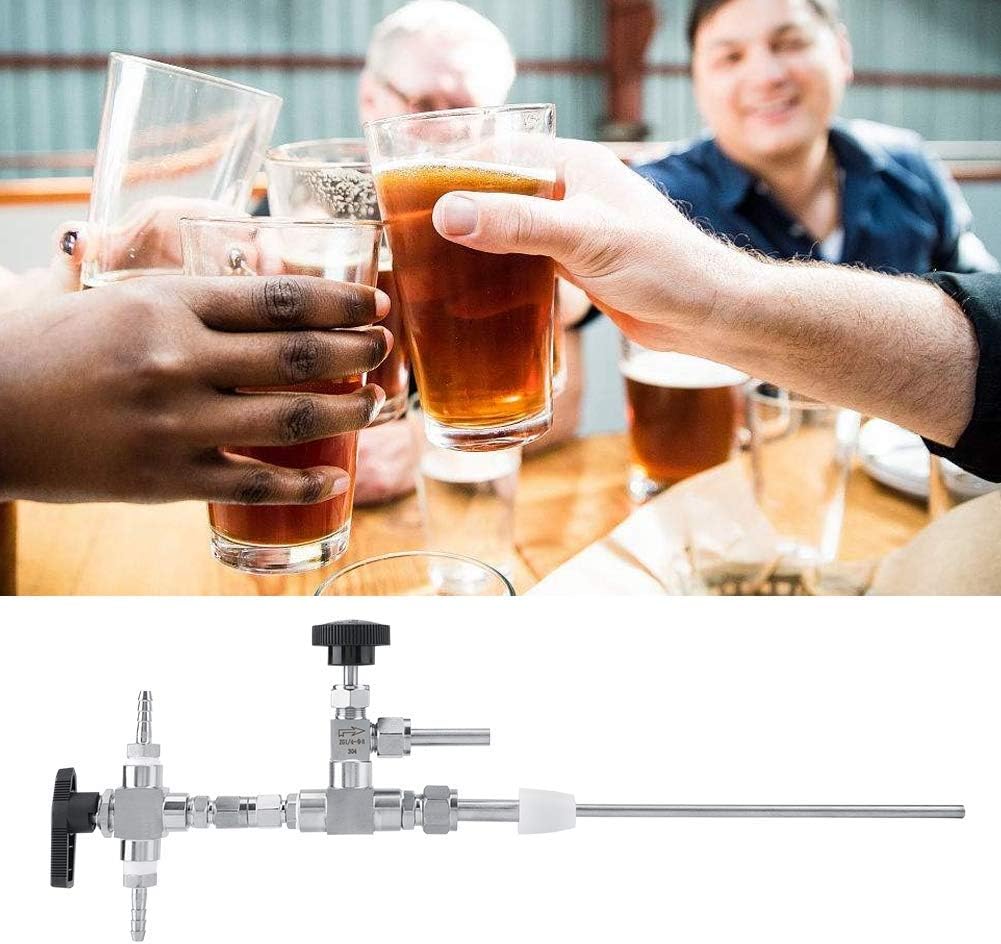 Bierflaschenfüller 304 Edelstahl Gegendruck-Bierflaschenfüller Hausgebraute Füllmaschine Handgeferti