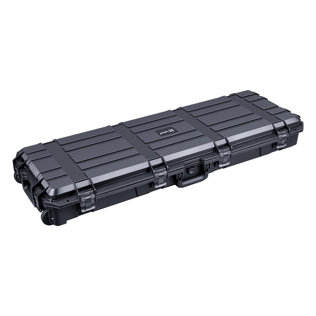 Lykus HC-11010 Wasserdicht Koffer mit anpassbar Rasterschaumstoff, Innengrösse 106,8x33,8x13 cm, Pas