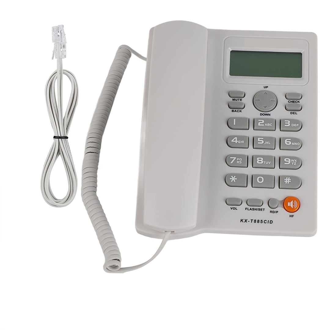 Schnurgebundenes Telefon, Festnetztelefon, Anrufer-ID-Telefon, Freisprechen, Stummschaltung, Pause/H