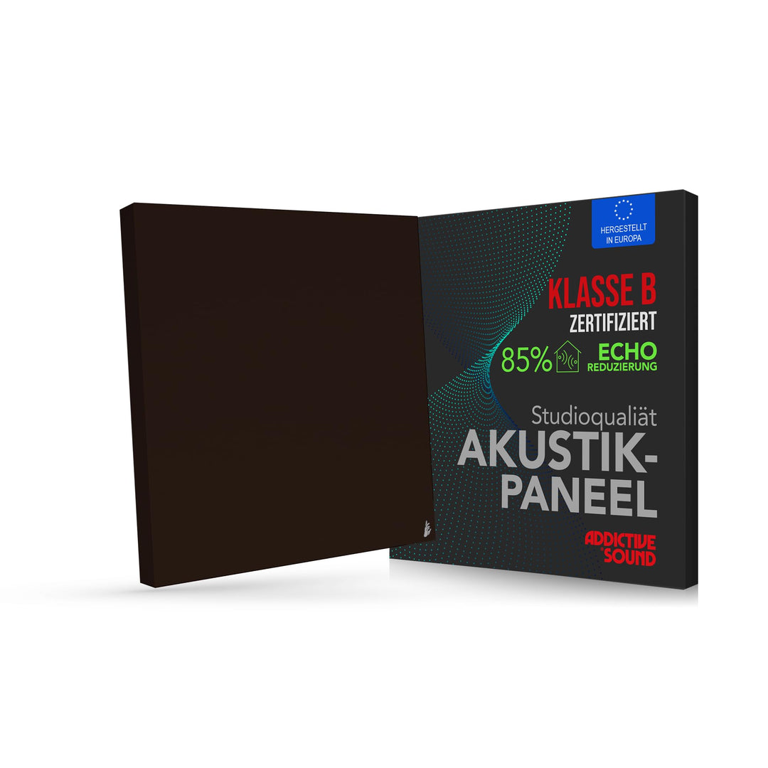 Addictive Sound Schalldämmung Wand 50x50x6 cm Premium - Akustikpaneele Wand - Schallabsorber Bild -