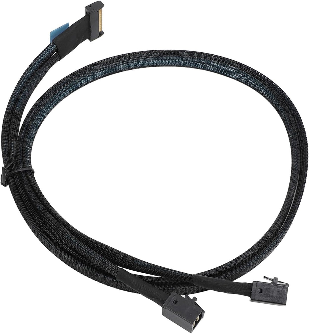 8i auf 2x SFF 8643 Kabel, MCIO X8 auf MiniSAS HD SFF 8643, PCIE 5.0, 32 GT/s, für Rechenzentren, Ser