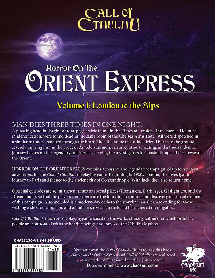 Horror on The Orient Express