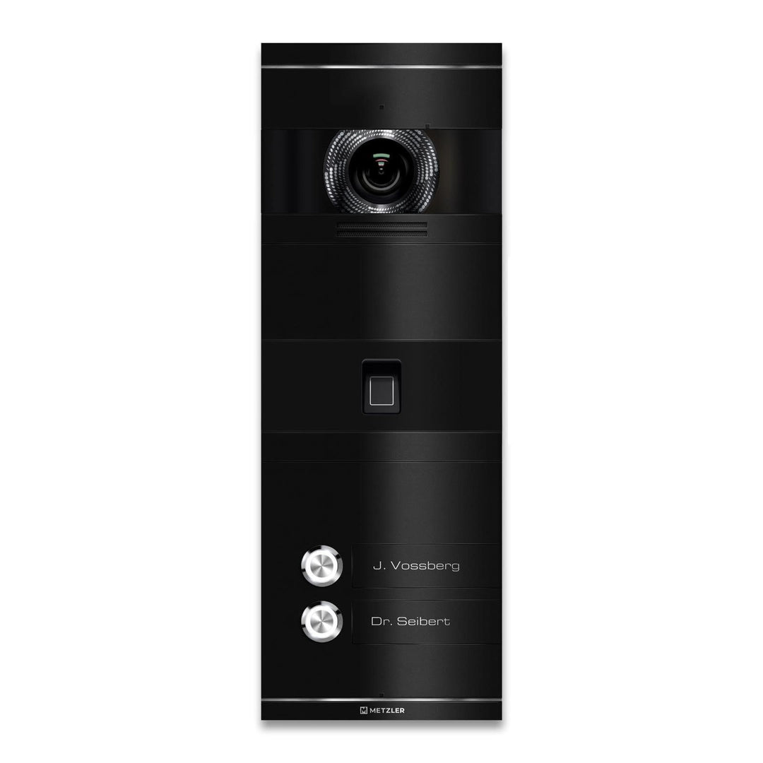 Metzler VDM10 2.0 Video Sprechanlage, Türsprechanlage mit Kamera, Fingerprint, Smartphone App, SIP,