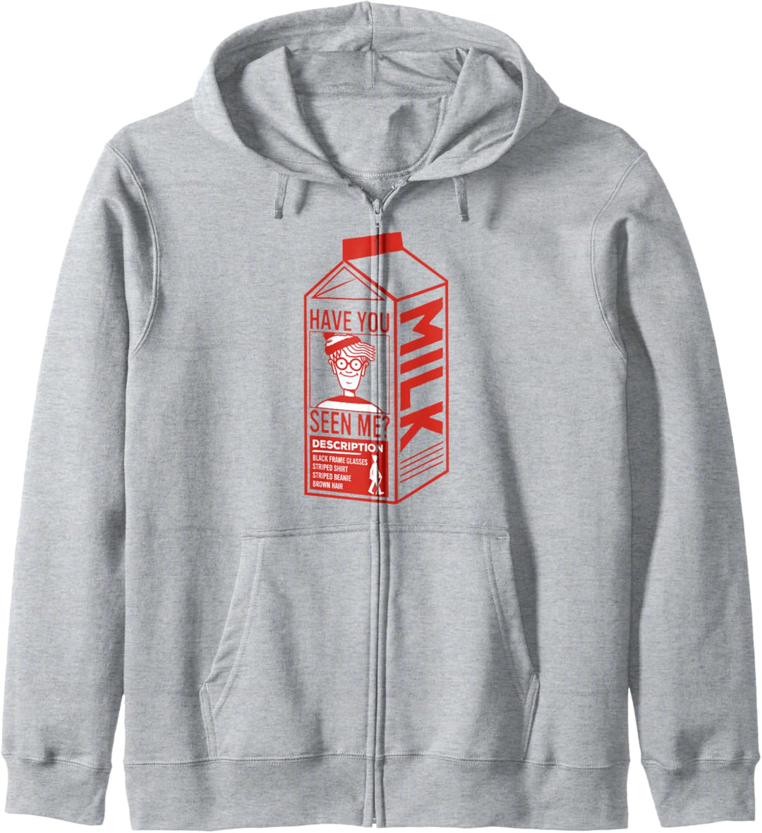 Where's Waldo? Milk Carton Kapuzenjacke