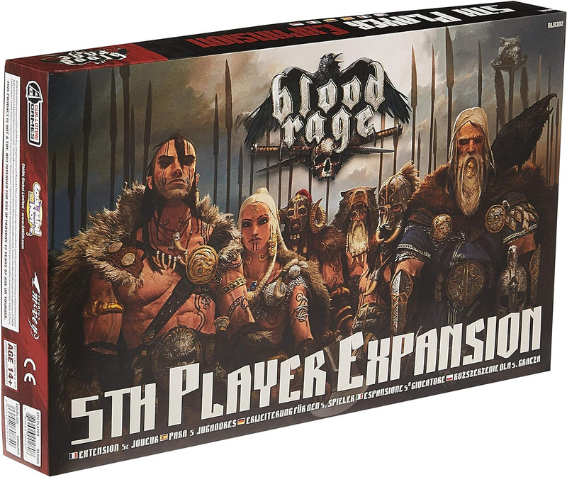 Blood Rage 5Th Player Expansion - English, French, German, Italian, Polish, Spanish