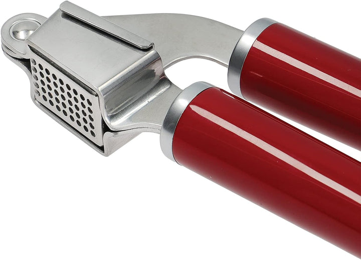 KitchenAid Knoblauchpresse, Edelstahlpresse ist spülmaschinenfest - Empire rot Empire-rot, Empire-ro