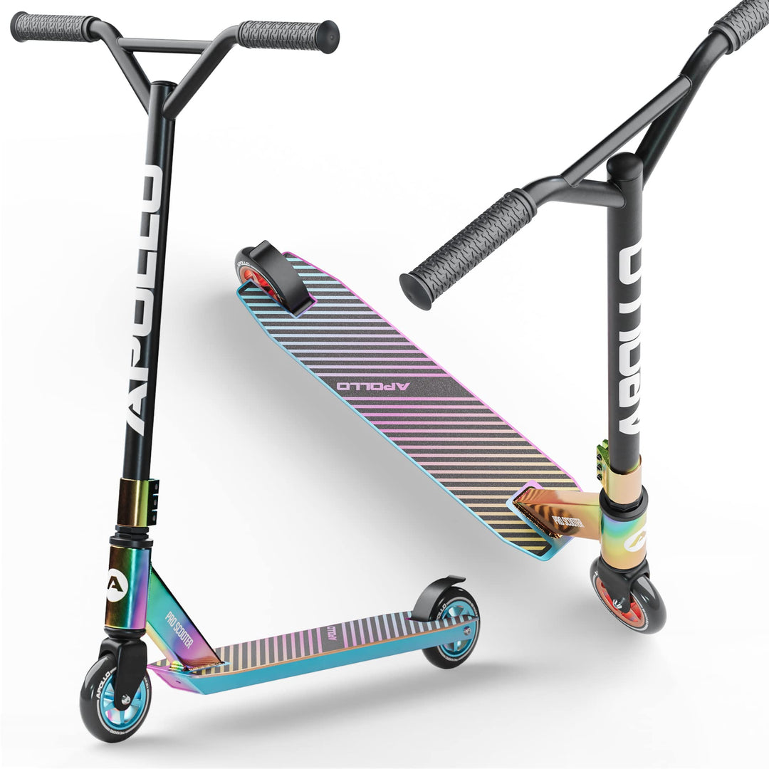 Apollo Stunt Scooter - Genius Pro | Robuster Kinder Scooter mit ABEC 9 Kugellager | Trick Roller, Tr