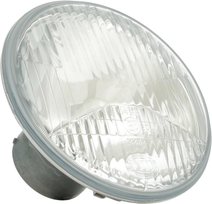 HELLA - Halogen-Scheinwerfereinsatz, Hauptscheinwerfer - 24/12V - rund - Einbau - Lichtscheibenfarbe
