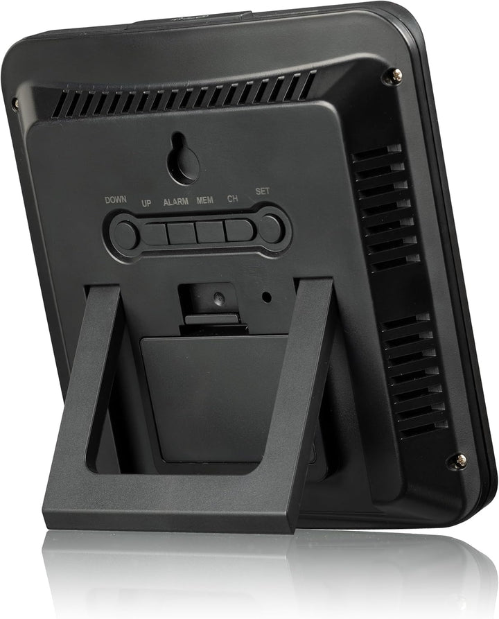 National Geographic 9070710 Wetterstation Funk mit Aussensensor VA Farb-Wetterstation mit 4 Messbere