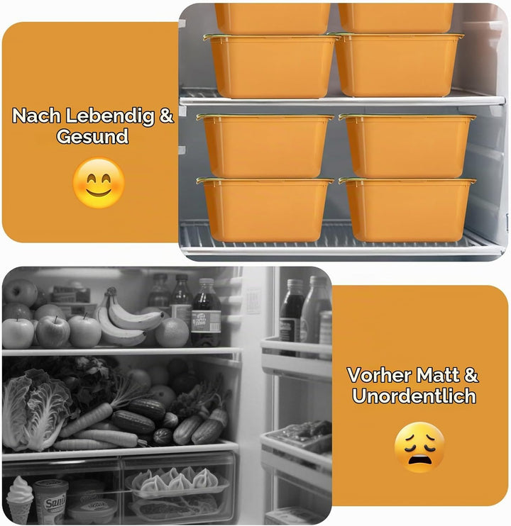 VINATO Frischhaltedosen mit Deckel (15er Set) - Gefrierdosen, Vorratsdosen, Lebensmittelbehälter aus