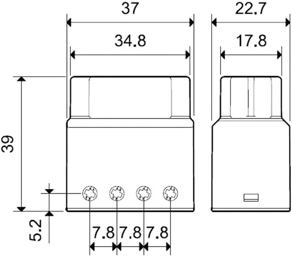 Finder 139182300000PAS Elektronischer Stromstossschalter, zur Montage in Unterputzdosen, 230 VAC, 1 