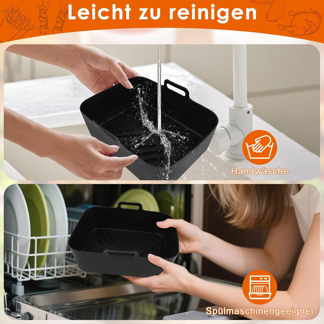 Ninja Airfryer Zubehör Ninja Heissluftfritteuse Zubehör 13 Stück Airfryer Silikonform,Airfryer Zubeh