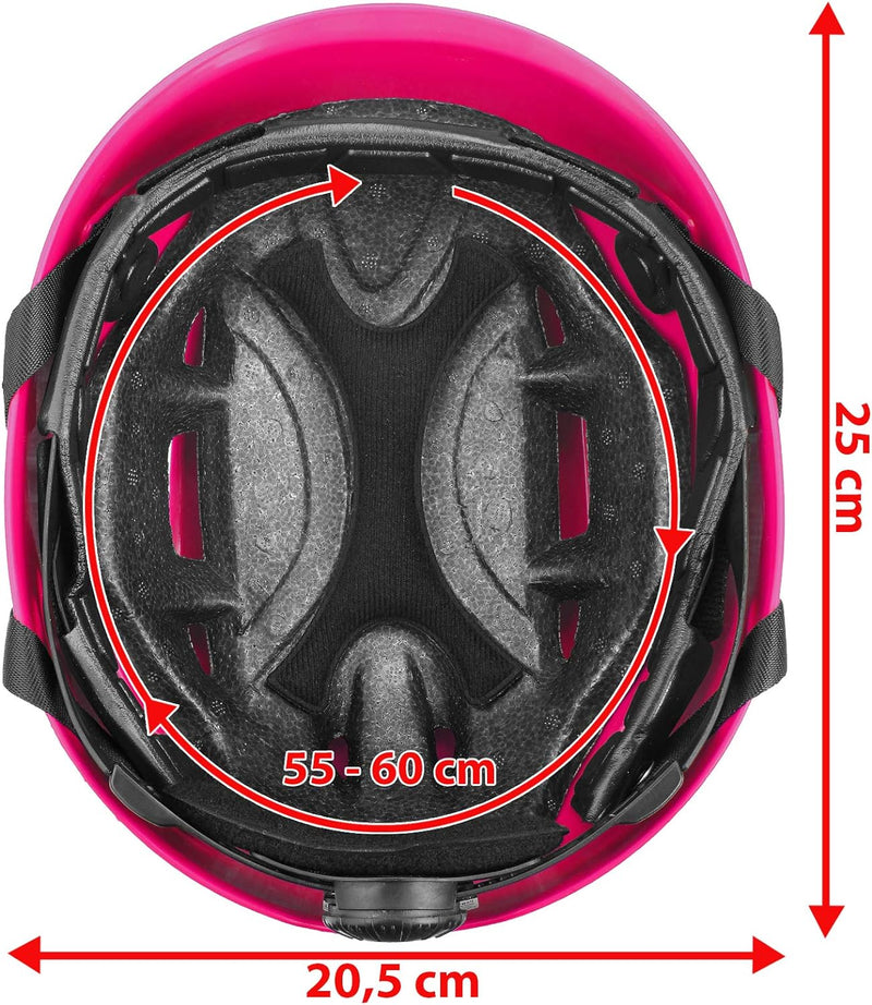 ALPIDEX Universal Kletterhelm für Jugendliche und Erwachsene EN12492 Klettersteighelm in unterschied