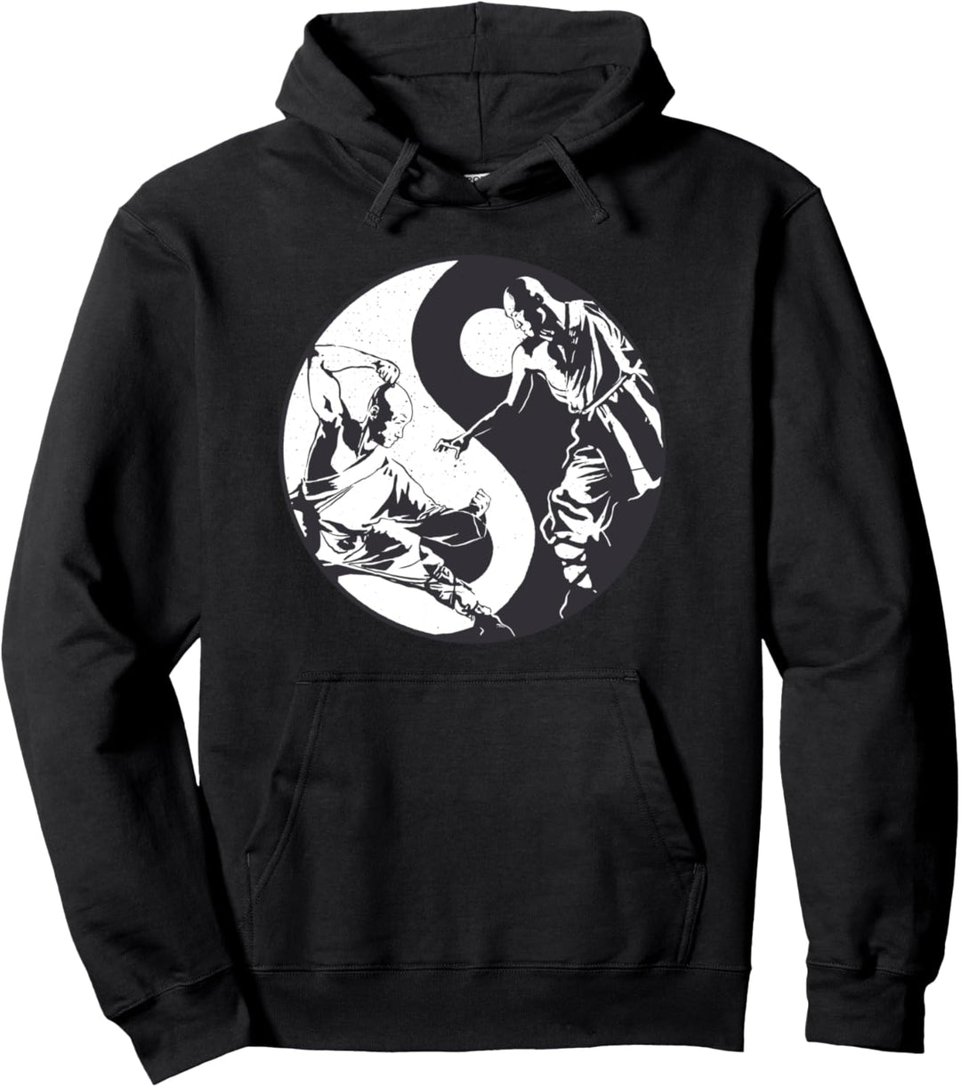 Shaolin Martial Arts Kung Fu Yin Yang MMA Chinesisch Vintage Pullover Hoodie