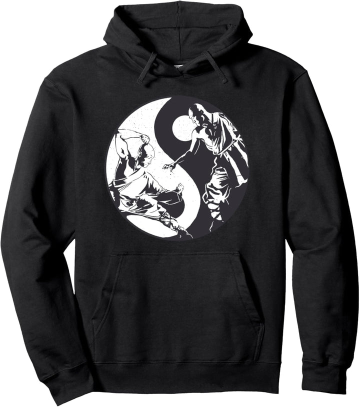 Shaolin Martial Arts Kung Fu Yin Yang MMA Chinesisch Vintage Pullover Hoodie