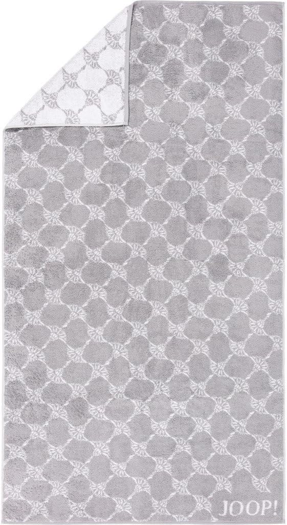 Joop! Duschtuch Classic Cornflower 1611 | 76 Silber - 80 x 150 Duschtuch 80x150 cm Silber, Duschtuch