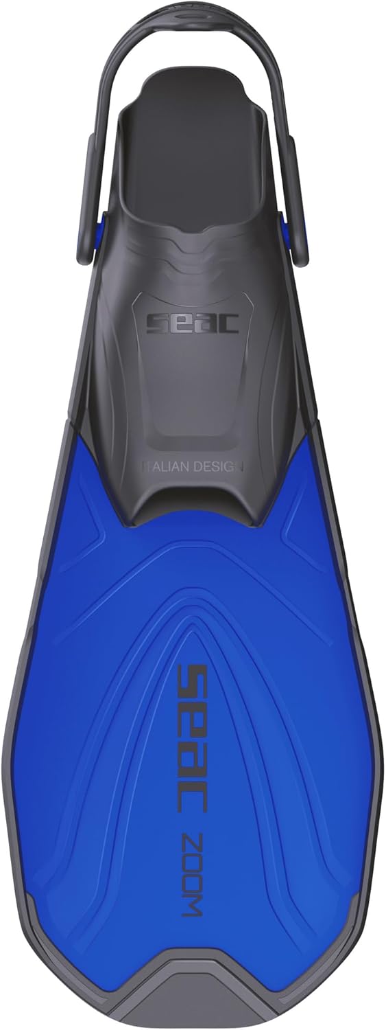 SEAC Zoom Erwachsene und Kinder Kurze Flossen zum Schwimmen und Schnorcheln 32-35 blau, 32-35 blau