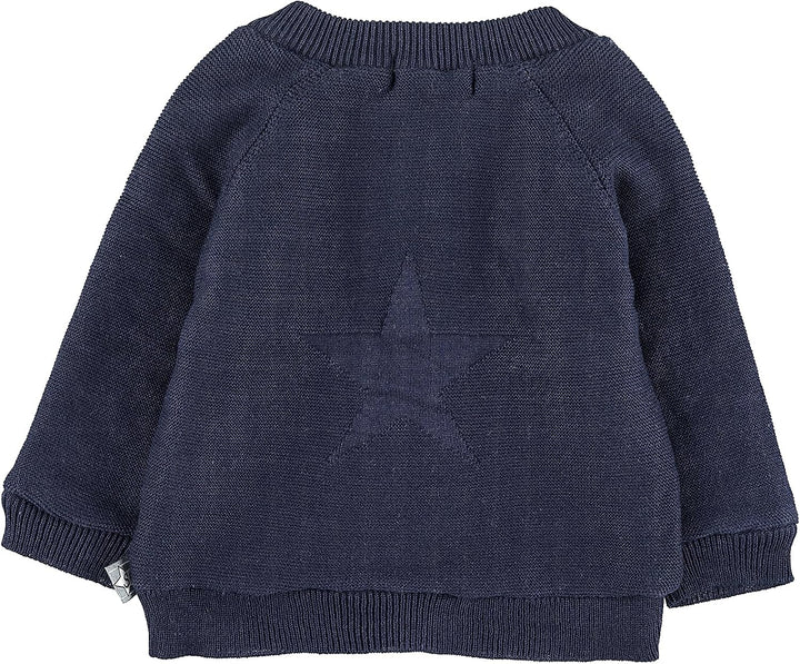 Sterntaler Baby-Jungen GOTS Strick Stern Jacke 74 Marine, 74 Marine