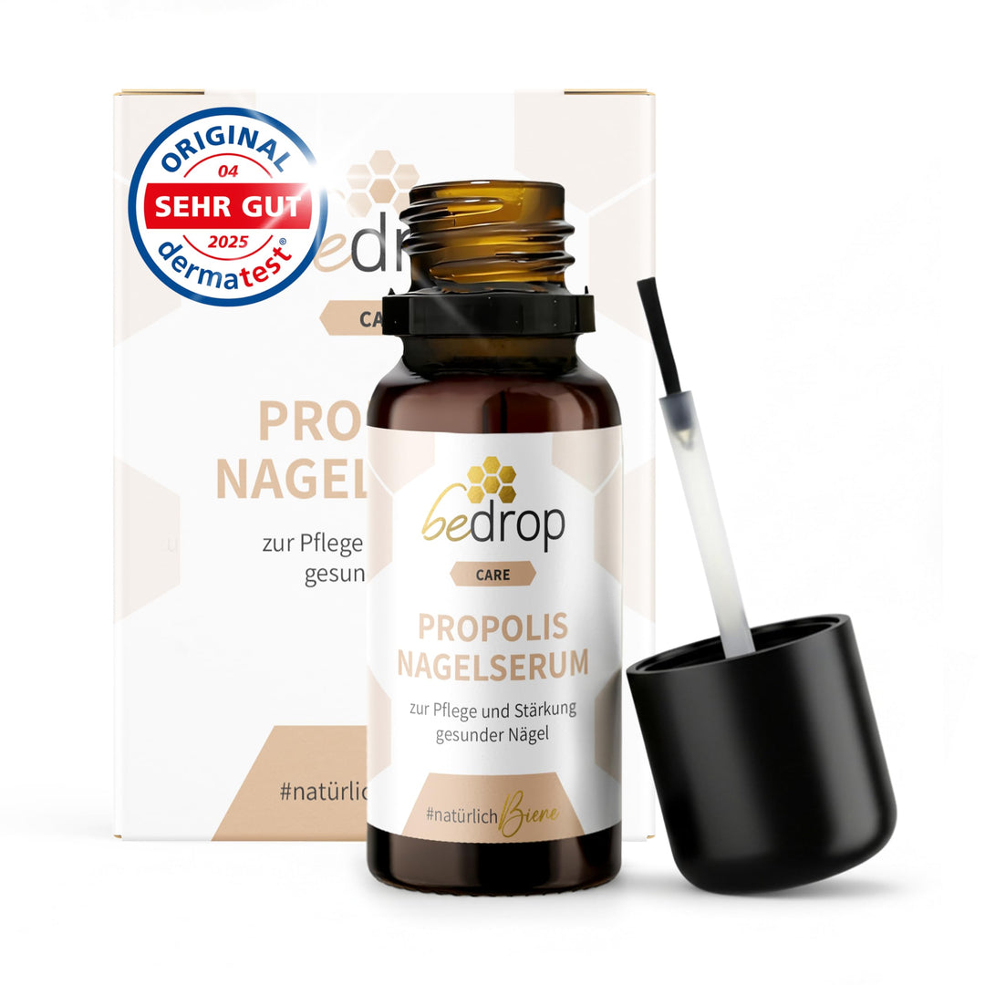 bedrop Propolis Nagelserum 10ml Nagelöl zur Nagelpflege & Stärkung natürlicher Nägel mit Propolis Te