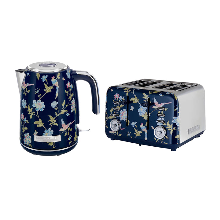 Laura Ashley Toaster und Jug Wasserkocher Set von VQ (Elveden Marine, Elektrischer Wasserkocher und