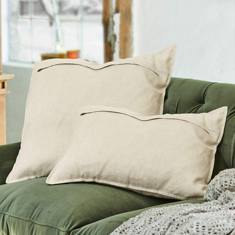Loberon® Kissenhülle 2er Set Emily, Tannenbaum Print, vers. Grössen, weihnachtliche Textilien, Weihn