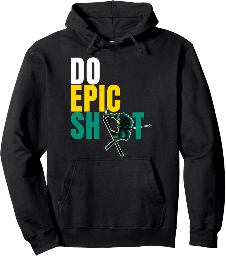 Ski Freeski Freestyle Skifahrer Skihase Tricks Geschenk Pullover Hoodie