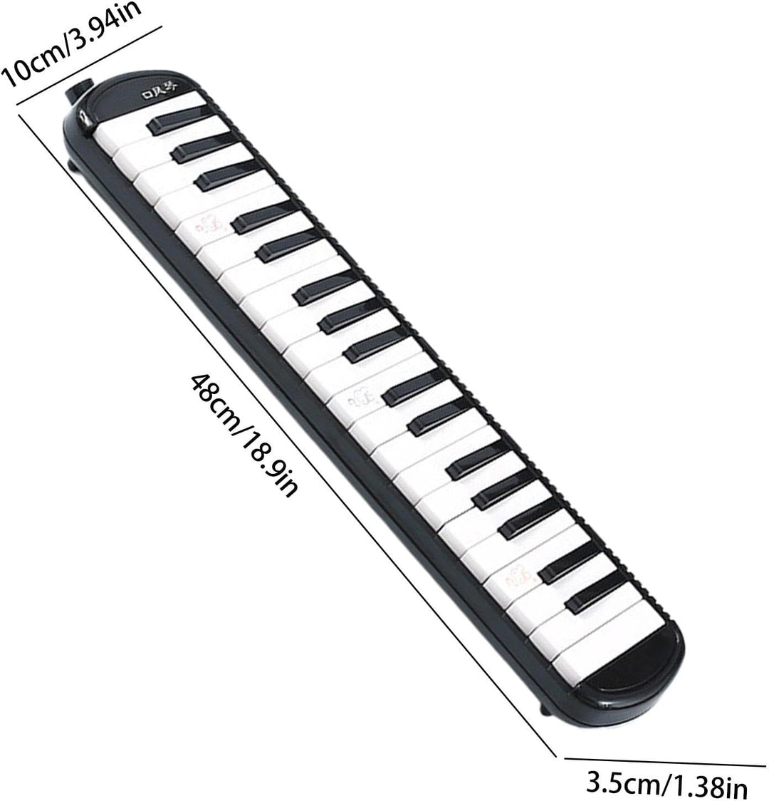 Melodica 32 Tasten | Melodica Instrument mit 2 Mundstücken | 32 Tasten Keyboard Harmonium Instrument