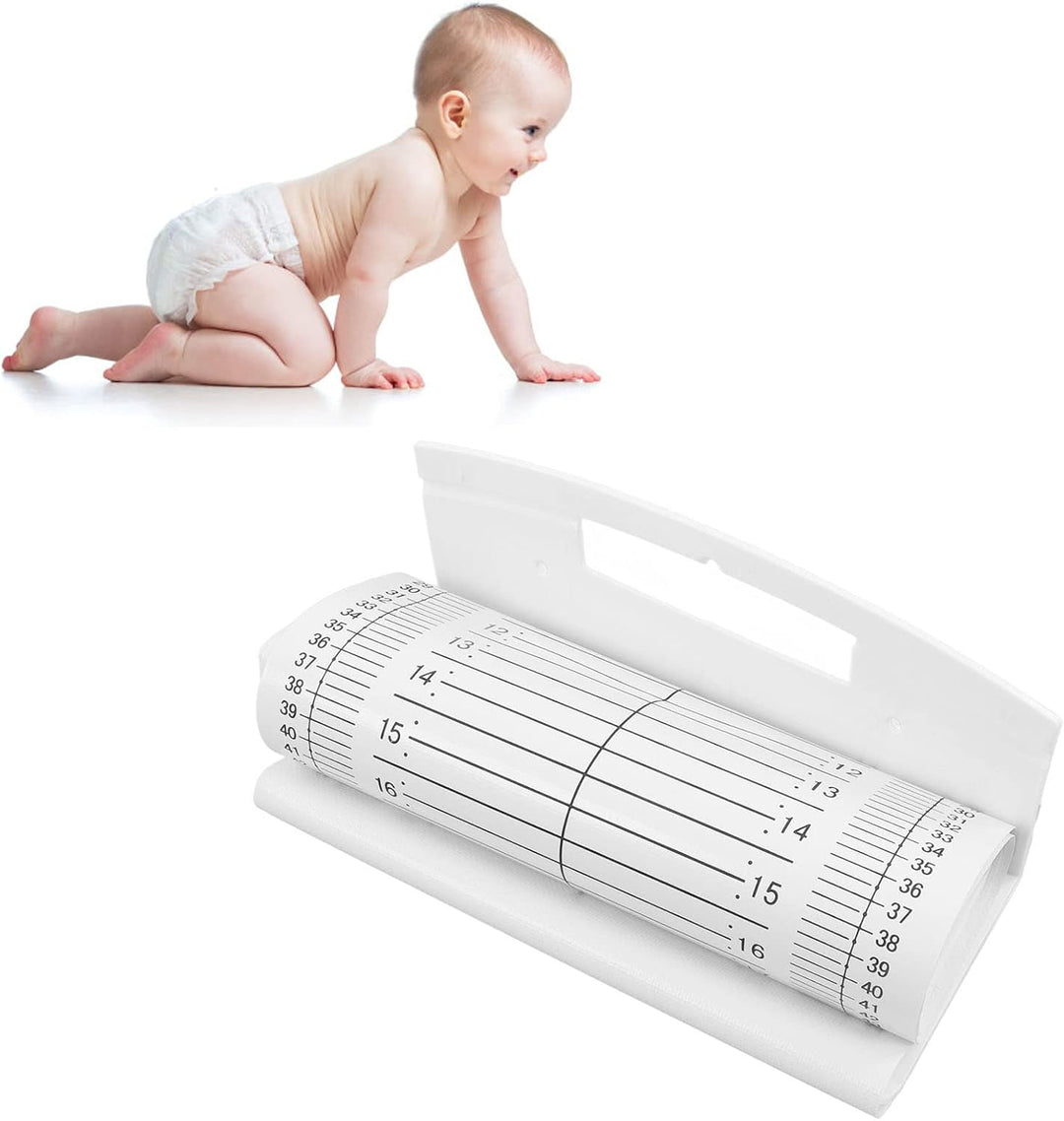 Baby-Höhenmessmatte, Baby-Höhenlineal, Säuglingsmessmatte, Neugeborenen-Wachstumstabelle, Waschbare,