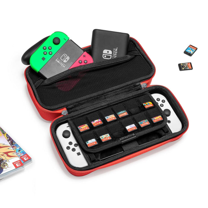 tomtoc Tasche Case für Nintendo Switch / Switch OLED Modell, Hard Tragetasche für Switch Konsole, 24