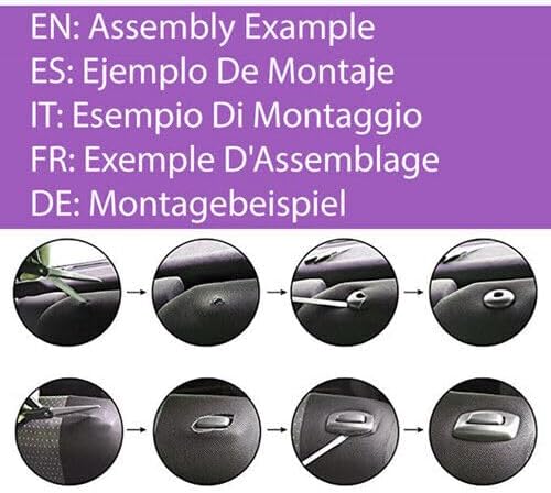 Rebeca Shop® Sitzbezüge Kompatibel für Aygo | Hergestellt in Italien | Set Vordersitzbezüge und Rück