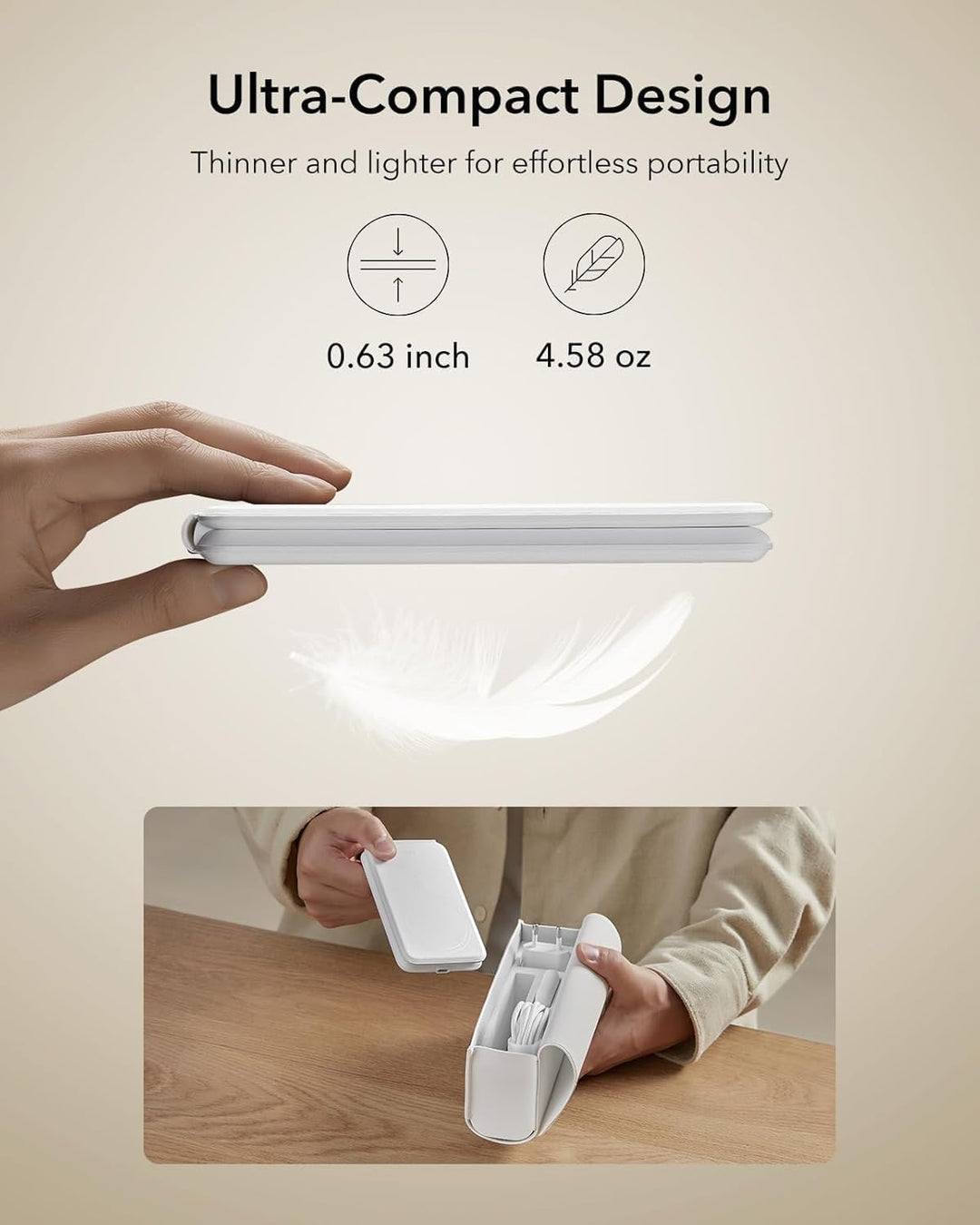 ESR 3 in 1 Ladestation Apple Watch und iPhone, 15W Zertifiziert MagSafe Ladestation mit Apple Watch-