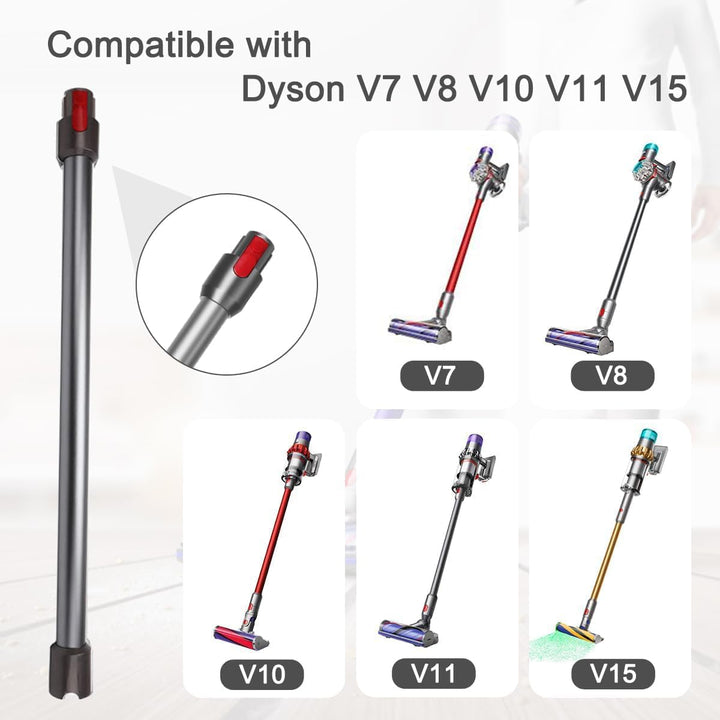 Schnellspanner-Verlängerungsstab, kompatibel mit Dyson V7, V8, V10, V11, V15, Staubsaugeraufsatz, Er