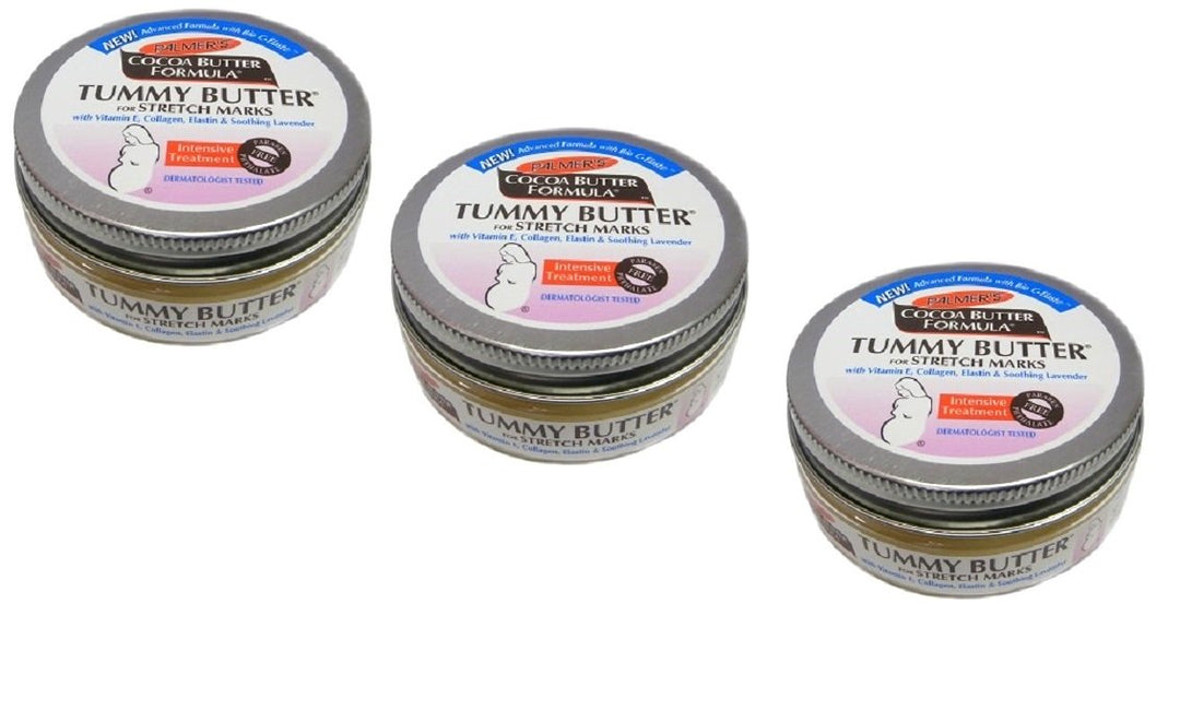 3x Palmer's Cocoa Butter Formula Tummy Butter for Stretch Marks 125g (insgesamt - 375g)
