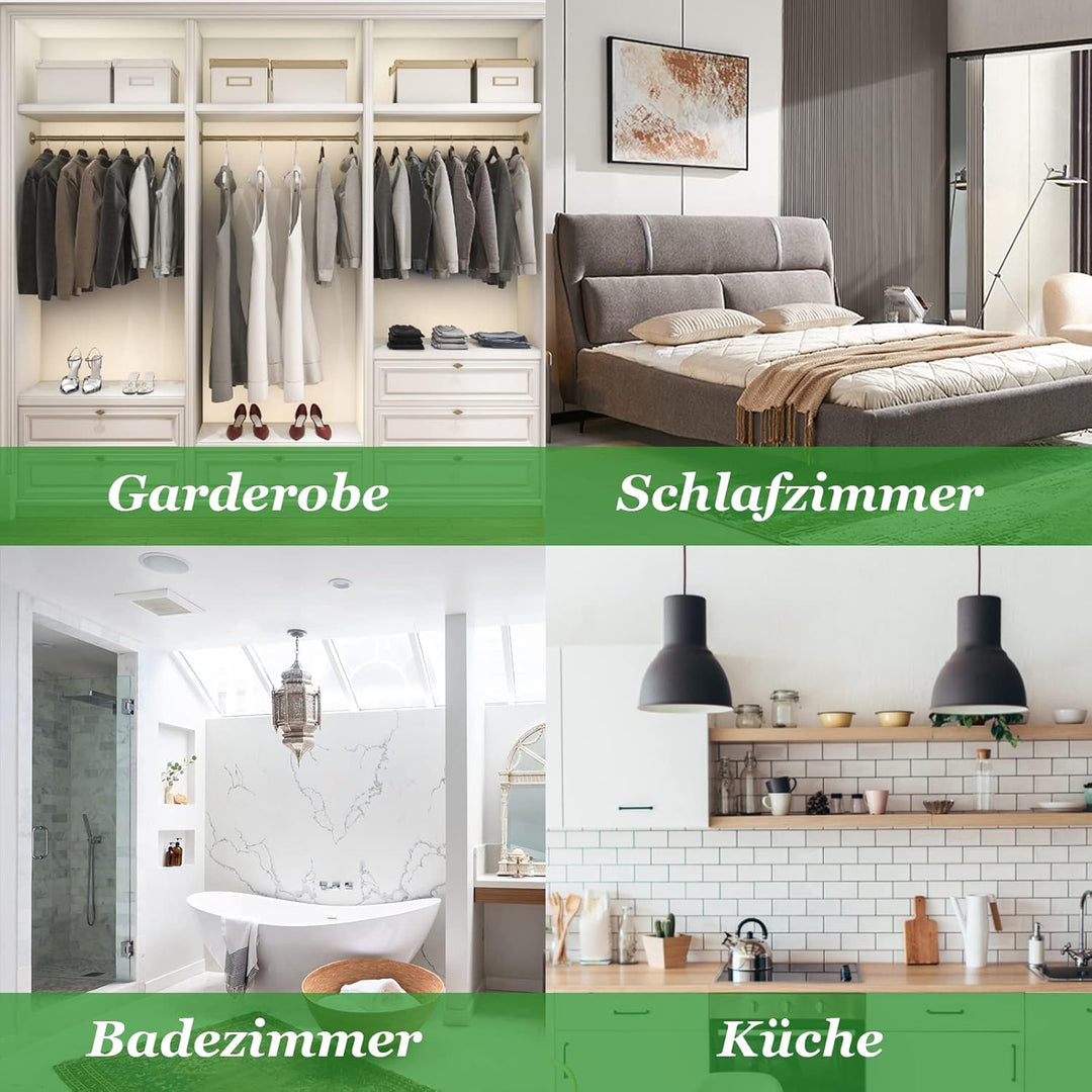 10er-Pack Moisture Absorber,Anti-Schimmel hängender Entfeuchter,Moistureproof Desiccant Bag,Luftentf