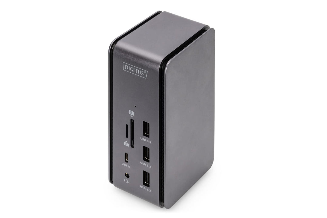 DIGITUS USB4 Thunderbolt Docking Station – 14 Ports – 1x HDMI, 1x DP (8K@30Hz) – 6x USB 3.0 / USB 2.