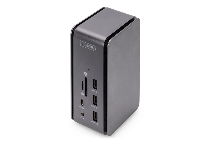 DIGITUS USB4 Thunderbolt Docking Station – 14 Ports – 1x HDMI, 1x DP (8K@30Hz) – 6x USB 3.0 / USB 2.