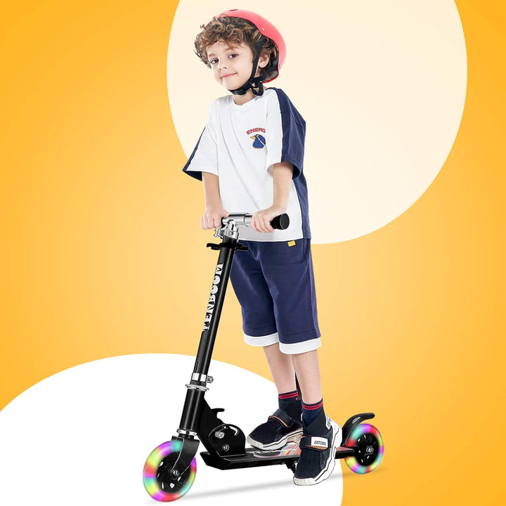 TENBOOM Roller Kinder Scooter 6 Jahre, 2 LED aufleuchten Räder Tretroller Kinder Roller 3 Jahre Mädc