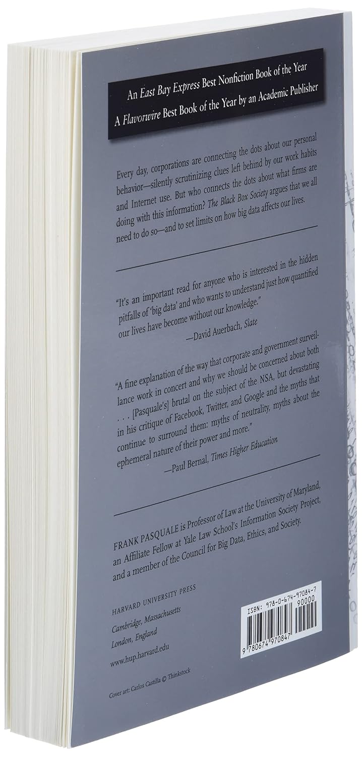 The Black Box Society: The Secret Algorithms That Control Money and information, Taschenbuch