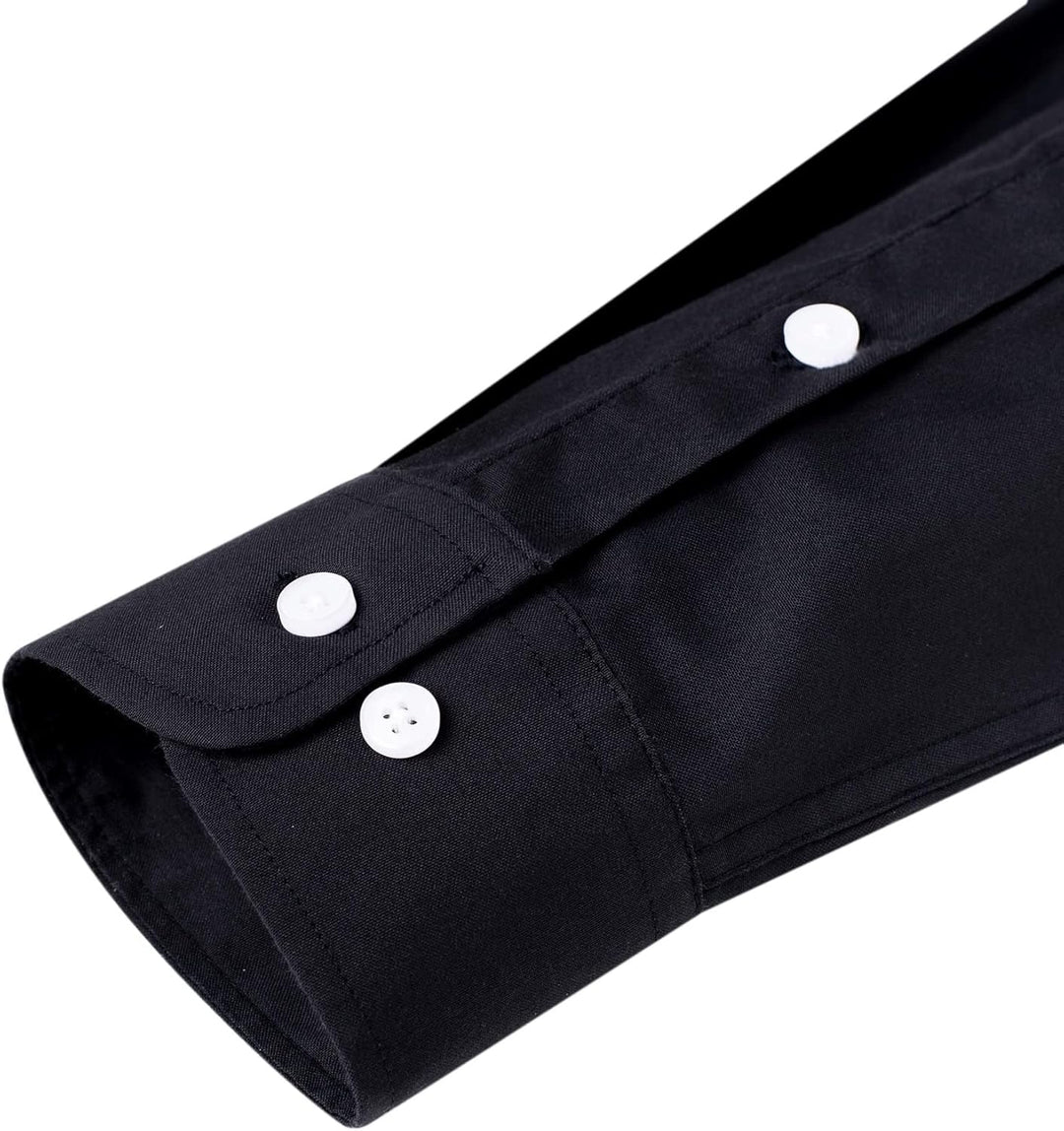 J.VER Oxford Herren Hemd Regular Fit Hemd Langarm Bügelleicht Casual Hemd aus Oxford Button Down Hem