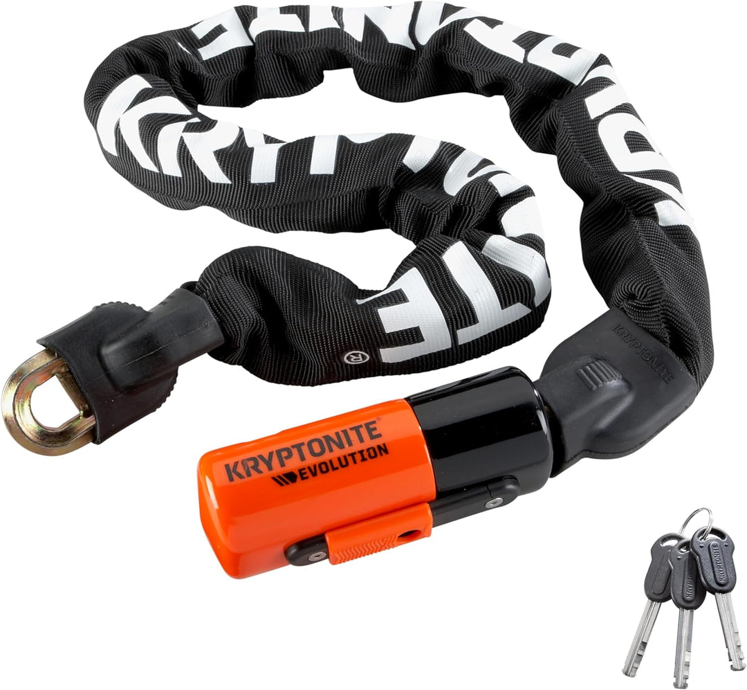 Kryptonite New York Fahgettaboudit Mini Fahrradschloss, Gelb, Small & 808 Kabelschloss Evolution ser