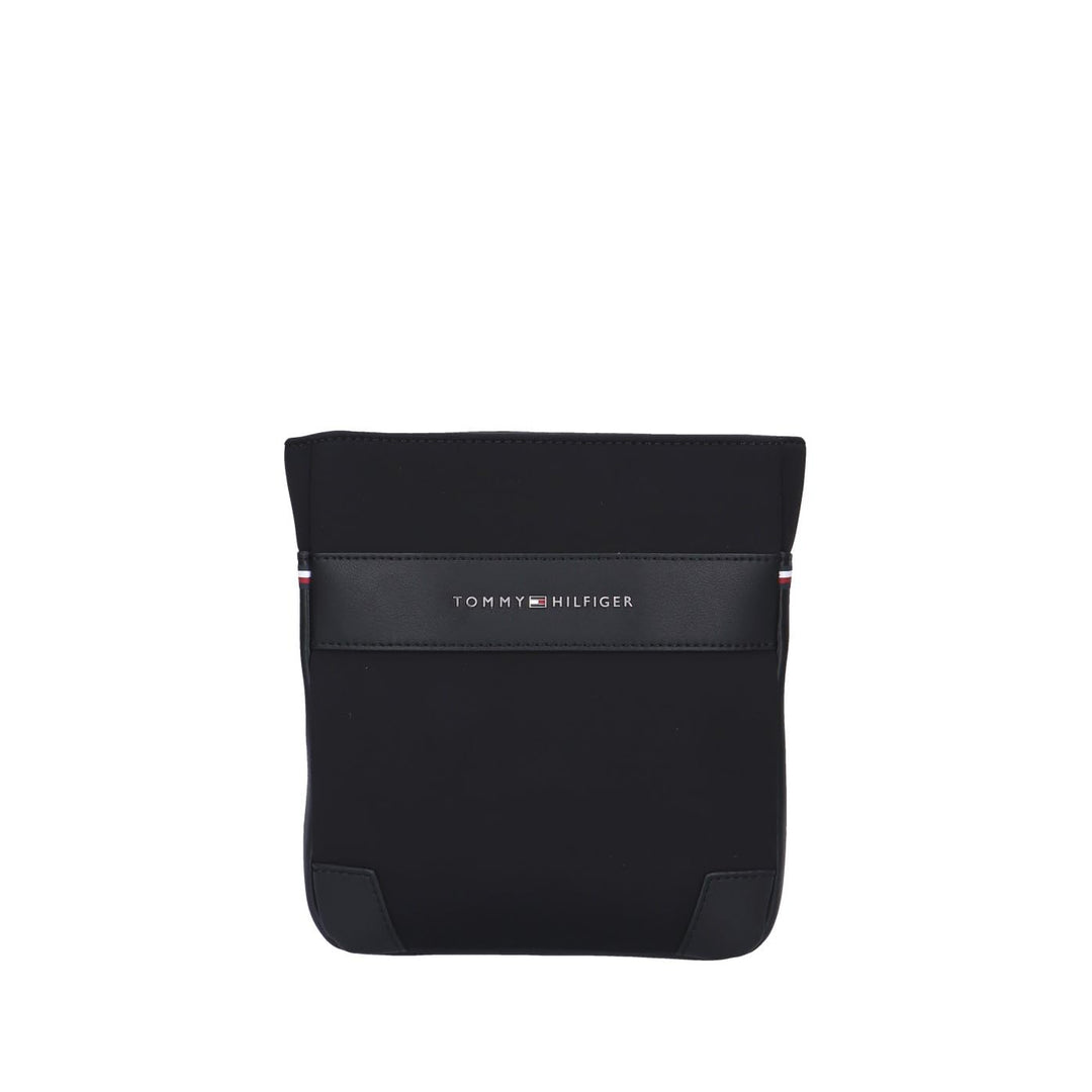 Tommy Hilfiger Herren Umhängetasche TH Urban Nylon Mini Crossover Klein, Schwarz (Black), Einheitsgr