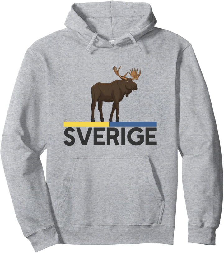 Schweden Flagge Sverige Elch Pullover Hoodie