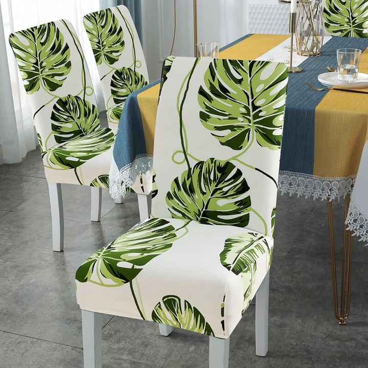 Jaotto Stuhlhussen 4 Stück Universal, Stuhlhusse Stretch 4er Set Moderne, Stuhlhussen Schwingstühle