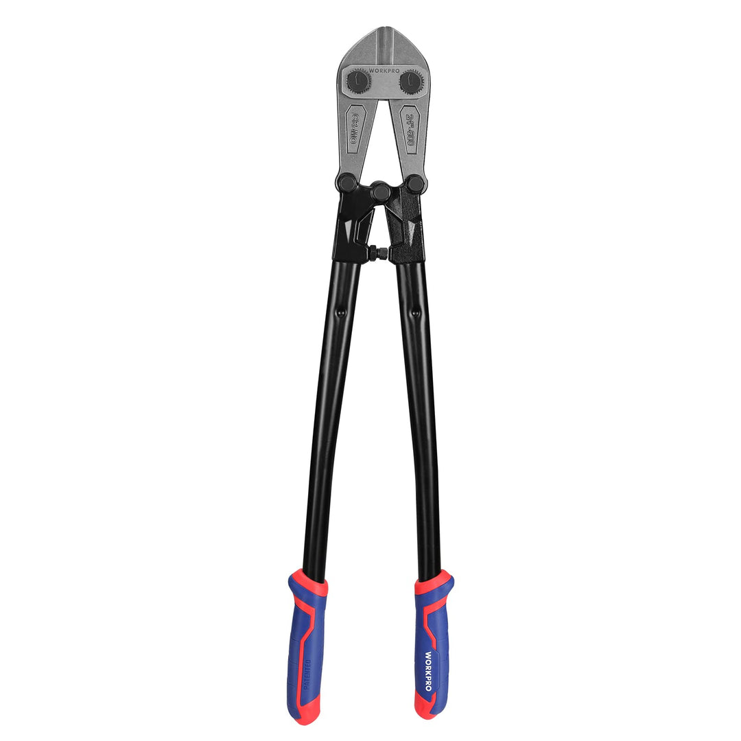 WORKPRO 61 cm Bolzenschneider, Chrom-Molybdän-Stahlklinge, robuster Bolzenschneider mit weichem Gumm