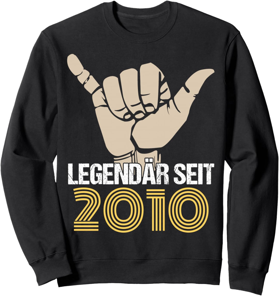 14. Geburtstag Junge Mädchen 14 Jahre 2010 Lustig Geschenk Sweatshirt